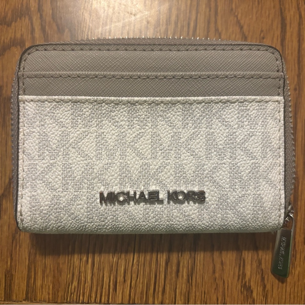 Michael Kors Two-Tone Card Holder